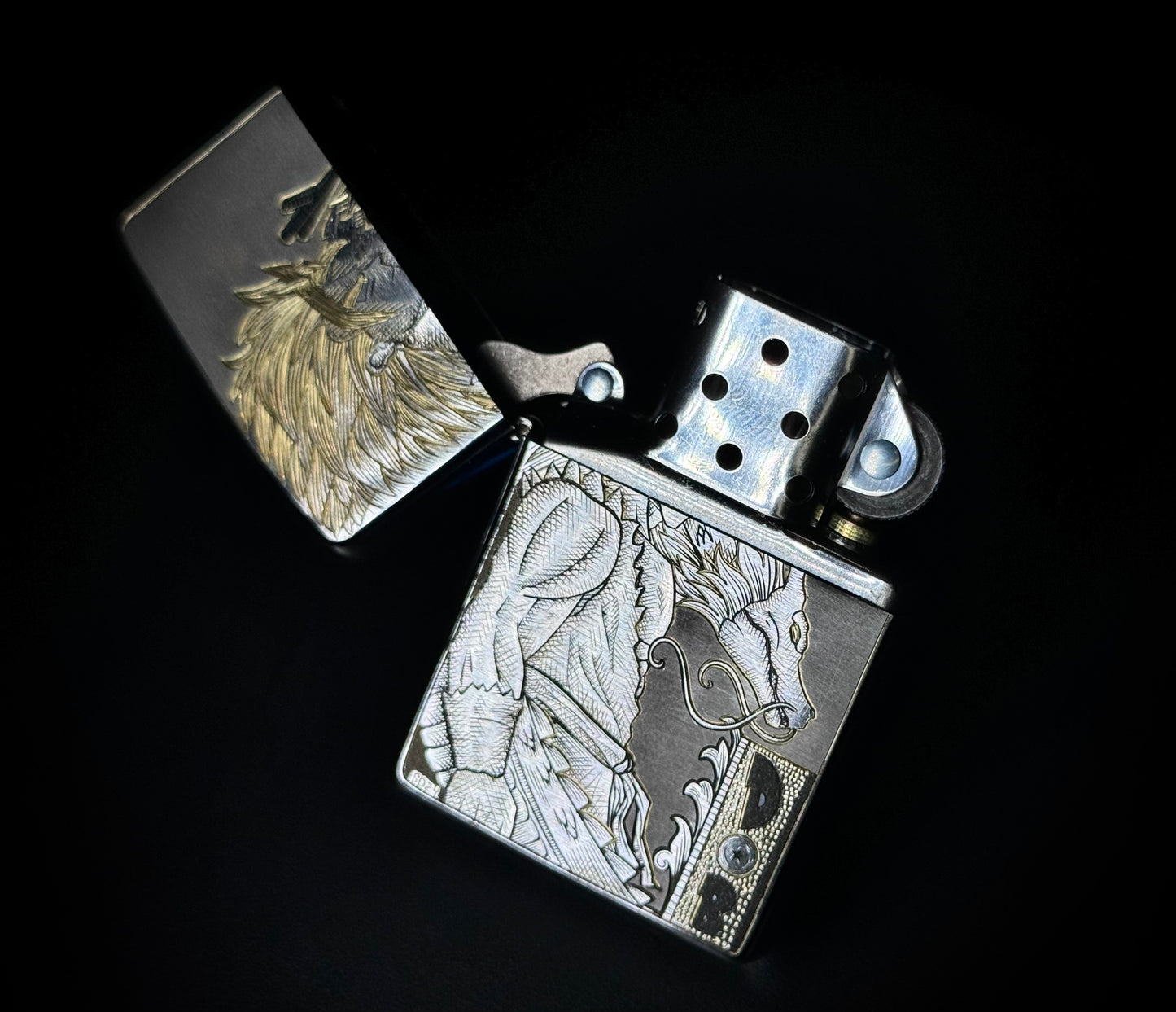 Dragon ball Inspired Engraved lighter