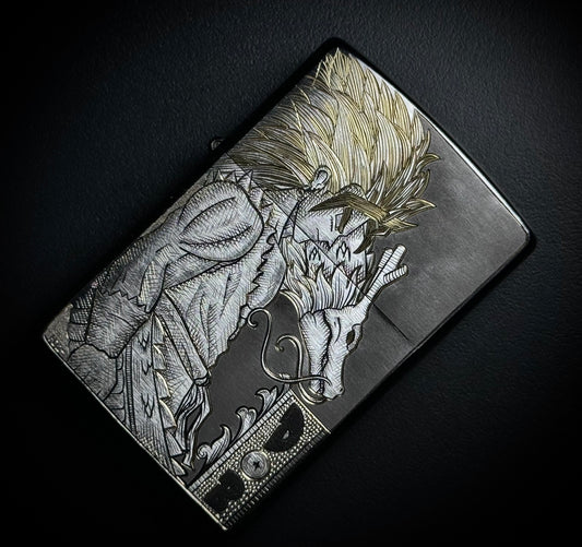 Dragon ball Inspired Engraved lighter
